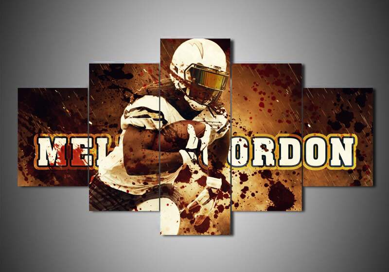 Los Angeles Chargers – Melvin Gordon – Sport Canvas Wall Art