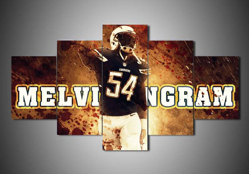 Los Angeles Chargers – Melvin Ingram – Sport Canvas Wall Art