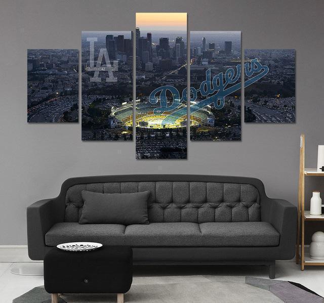 Los Angeles Dodgers City Nature – Canvas Wall Art