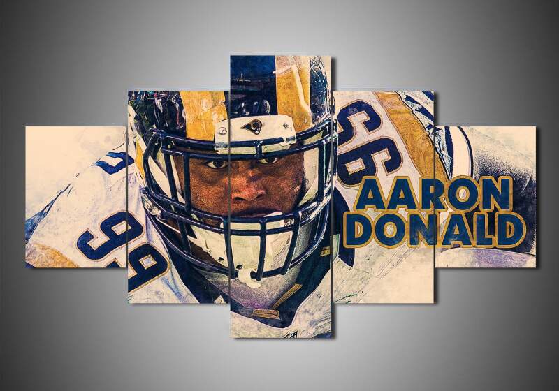 Los Angeles Rams – Aaron Donald – Sport Canvas Wall Art