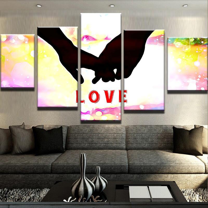 Love Abstract – Abstract Canvas Wall Art