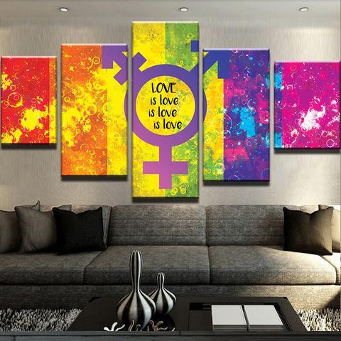 Love Everywhere – Abstract Canvas Wall Art