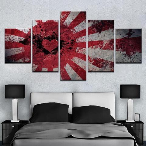 Love Flag – Abstract Canvas Wall Art