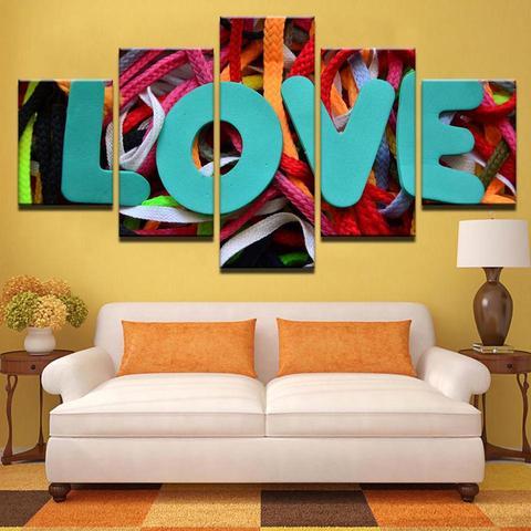Love Laces – Abstract Canvas Wall Art