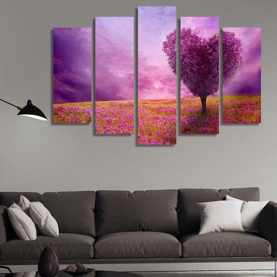 Love Tree – Abstract Canvas Wall Art
