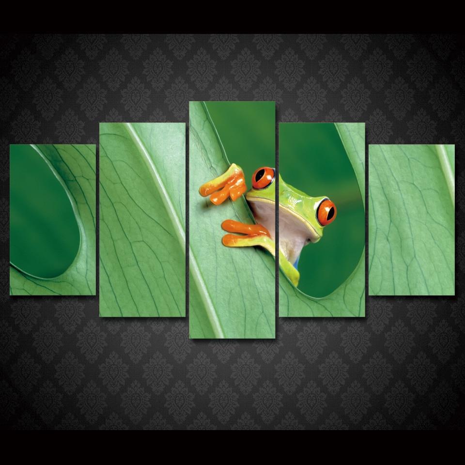 Lovely Frog – Animal Canvas Wall Art