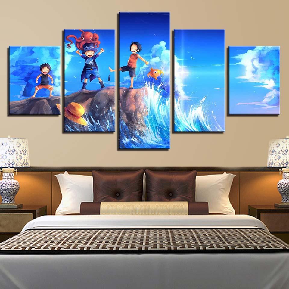 Luffy Sabo Ace – Anime Canvas Wall Art