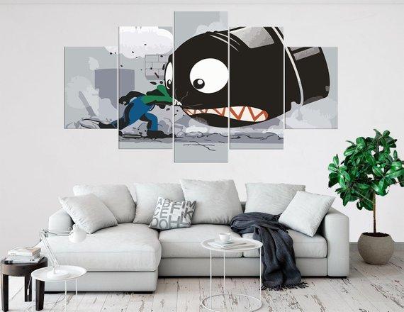 Luigi Super Mario – Movie Canvas Wall Art