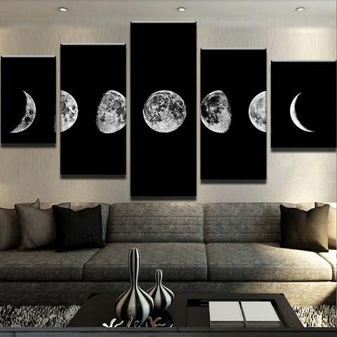 Lunar Cycles – Space Canvas Wall Art