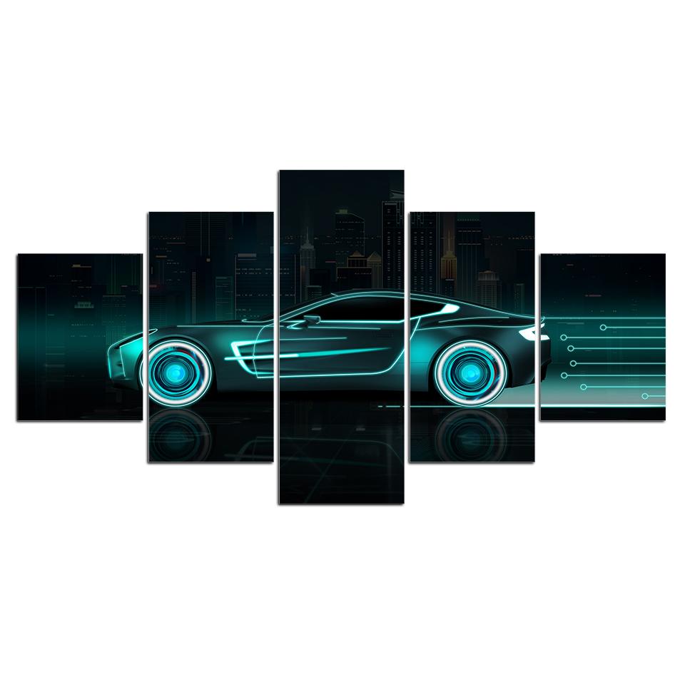 Luxury Racing Car 01 – Automative Canvas Wall Art