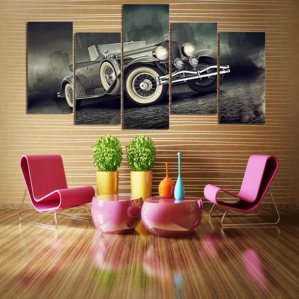 Luxury Vintage Sports Car – Automative Canvas Wall Art