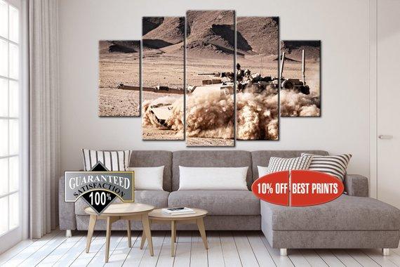 M1 Abrams Tank Us – Army Canvas Wall Art