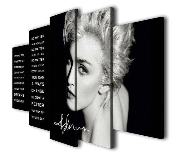 Madonna 01 – Famous Person Canvas Wall Art
