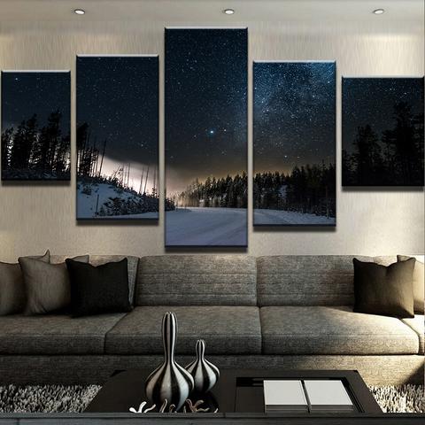 Magical Snowy Roa – Nature Canvas Wall Art