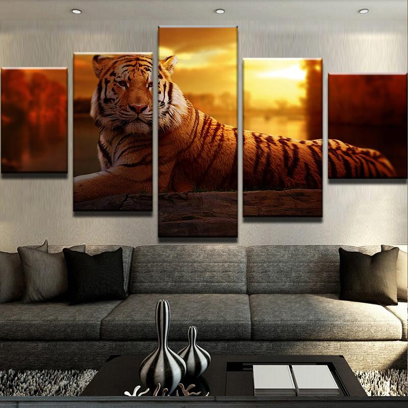 Majestic Tiger – Animal Canvas Wall Art