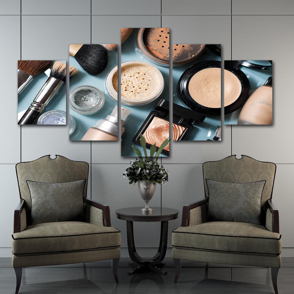 Make Up Still Life – Abstract Canvas Wall Art