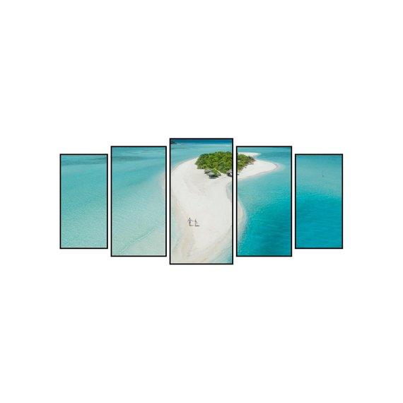 Maldives Beach Scene – Love Beach – Amazing Beach – Nature Canvas Wall Art