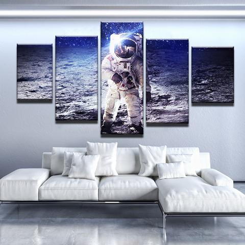 Man On The Moon 1 – Space Canvas Wall Art