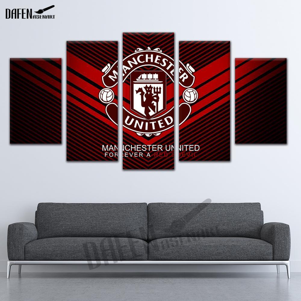 Manchester United Forever A Red Devil Soccer – Canvas Wall Art