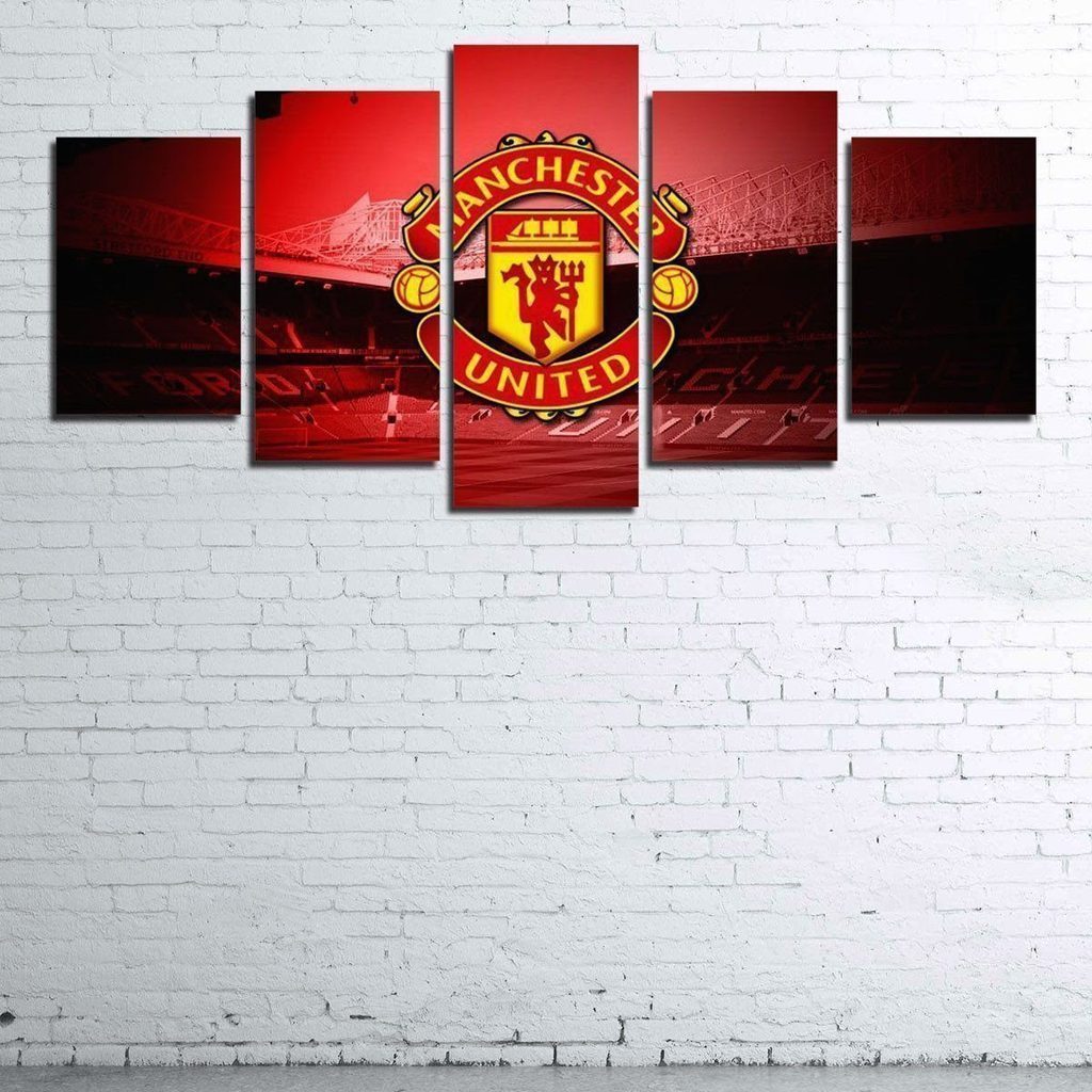 Manchester United V2 Logo Sport – Canvas Wall Art