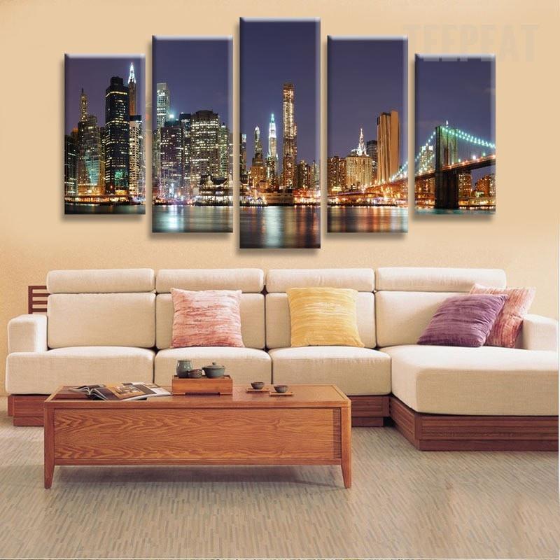 Manhattan Brooklyn Bridge – Nature Canvas Wall Art