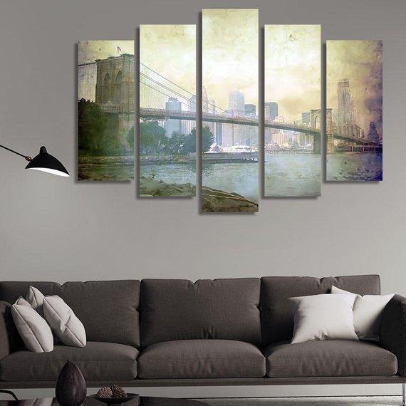 Manhattan Skyline 03 – Nature Canvas Wall Art