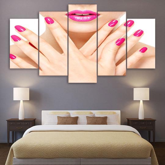 Manicure Beauty Salon – Abstract Canvas Wall Art