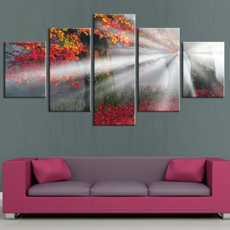 Maple Forest 1 – Nature Canvas Wall Art