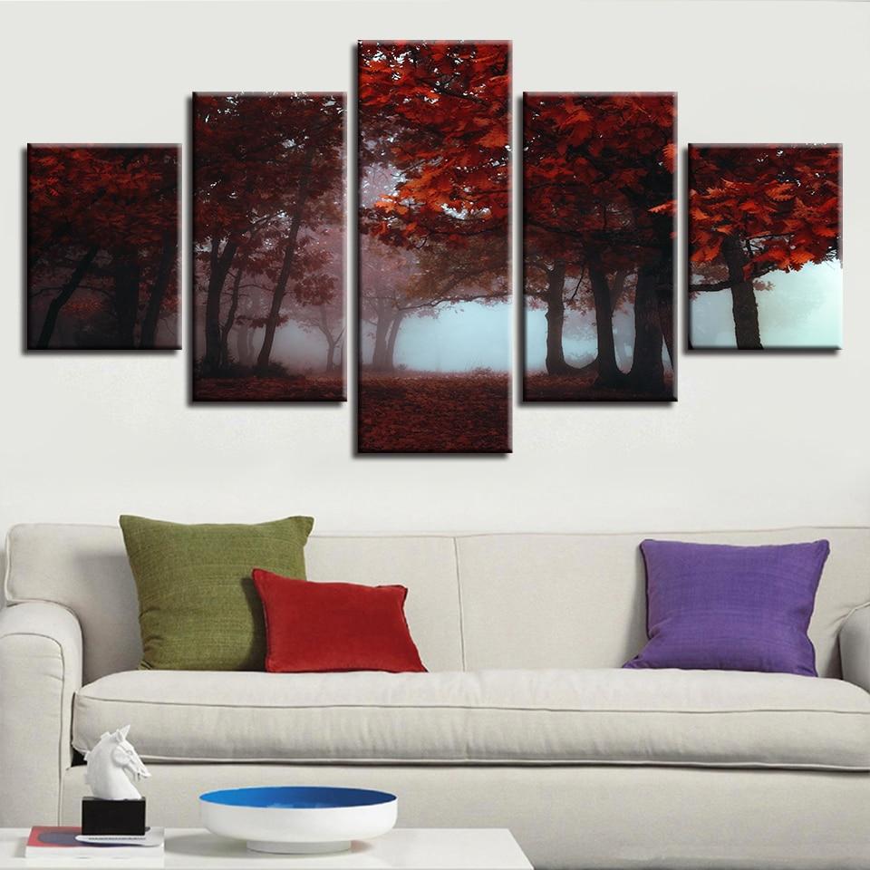 Maple Forest 2 – Nature Canvas Wall Art