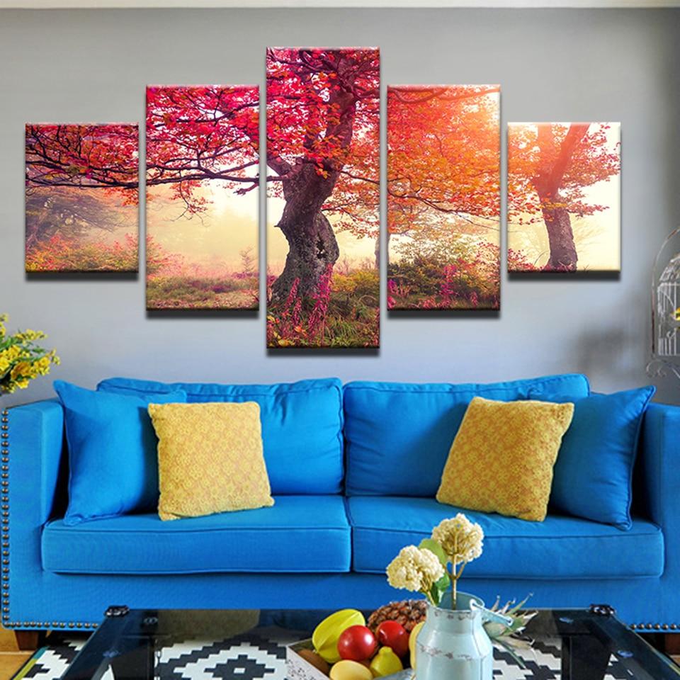 Maple Forest 5 – Nature Canvas Wall Art