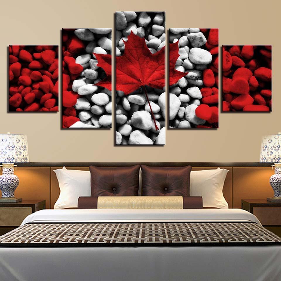 Maple Leaf 16 – Abstract Canvas Wall Art