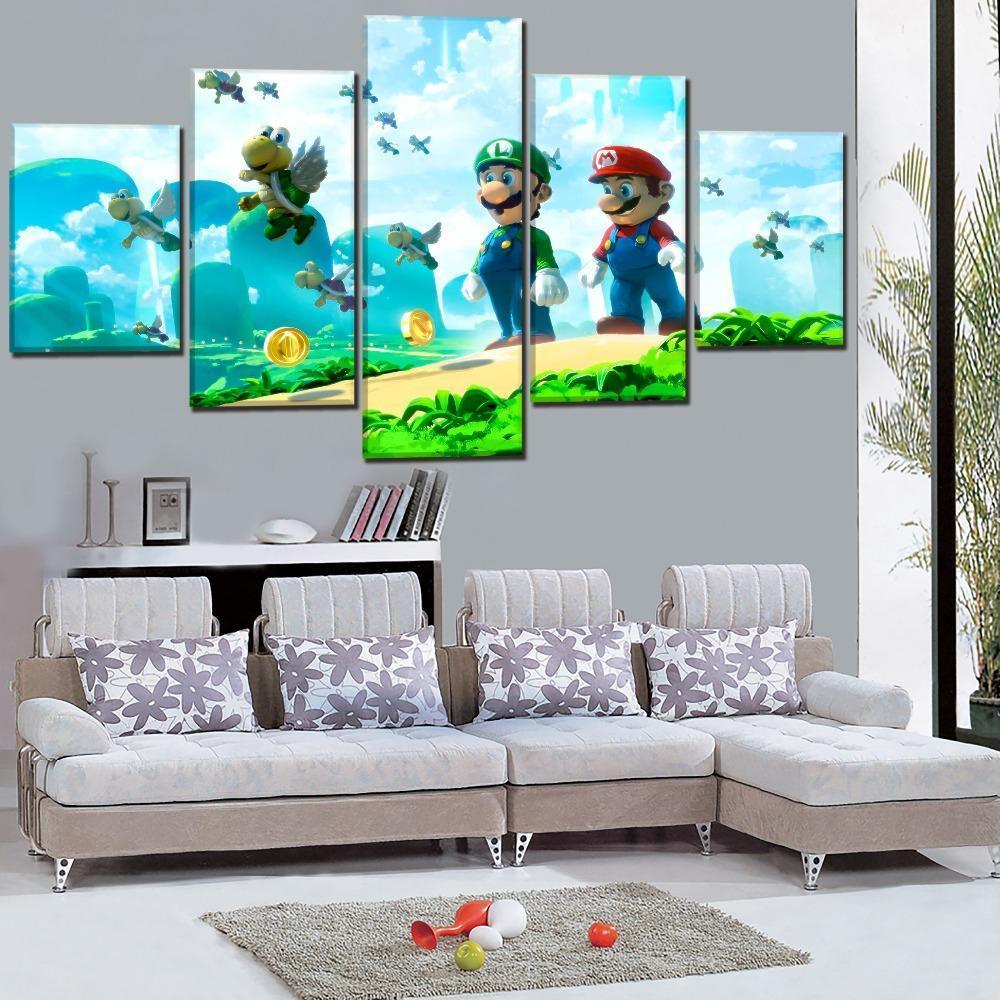 Mario Poster 1 Game – Canvas Wall Art