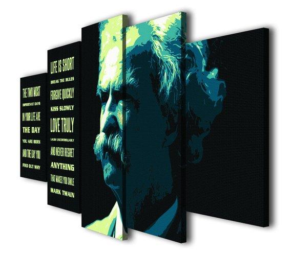 Mark Twain – Famous Person Canvas Wall Art