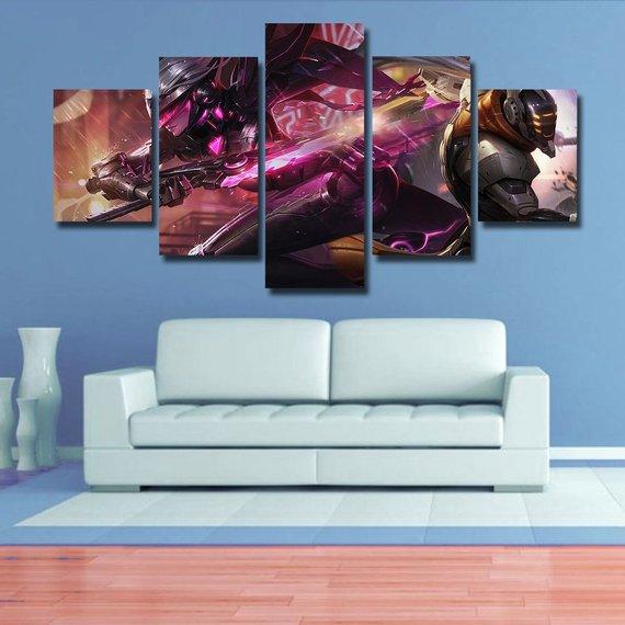 Master Yi Fiora – Gaming Canvas Wall Art