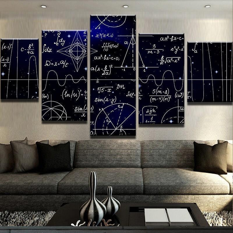 Mathematical Universe – Abstract Canvas Wall Art