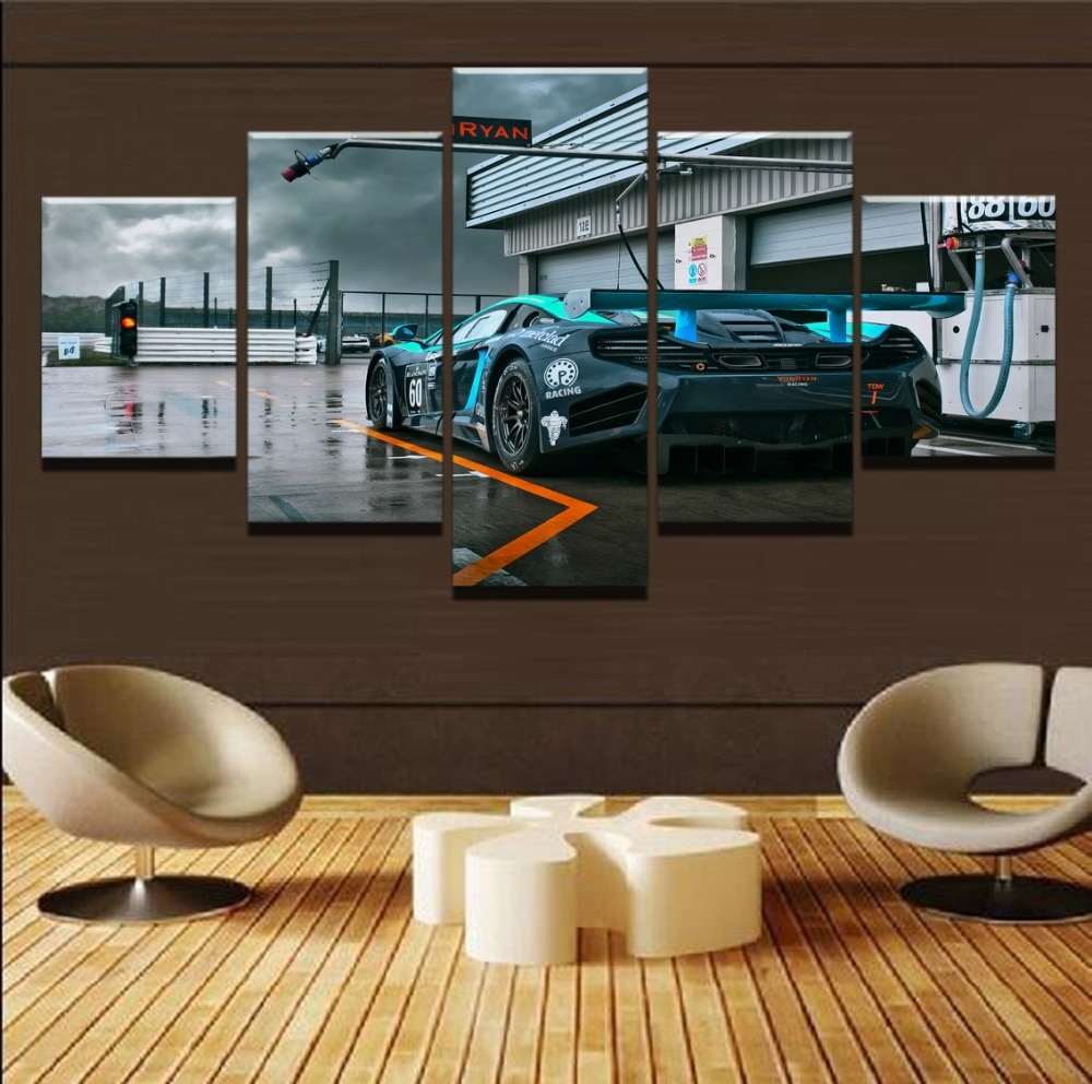 Mclaren Race Car – Canvas Wall Art