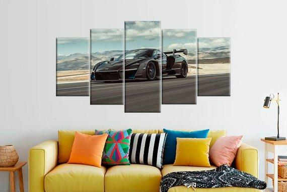 Mclaren Senna Car Formula 1 Racing Cars – Automative Canvas Wall Art