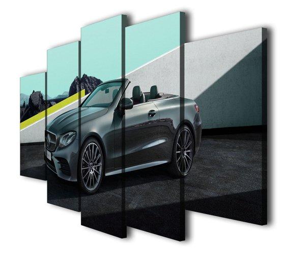 Mercedes-Benz E Cabrio Sport Car – Automative Canvas Wall Art
