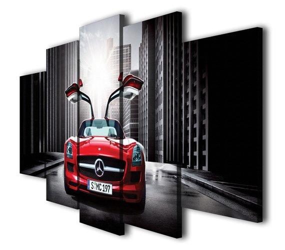 Mercedes Benz Sport Racing Car – Automative Canvas Wall Art