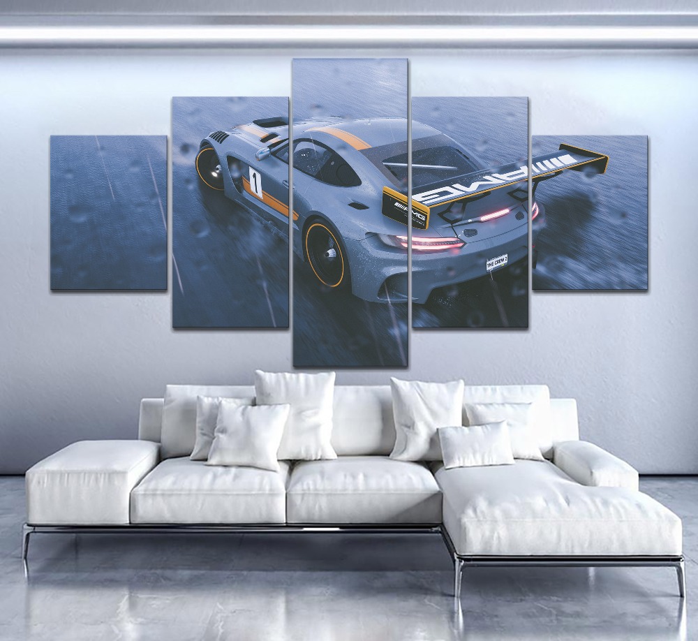 Mercedes Gtr Car – Canvas Wall Art