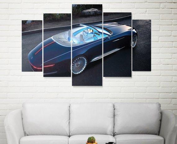 Mercedes Mybach Automative Canvas Wall Art