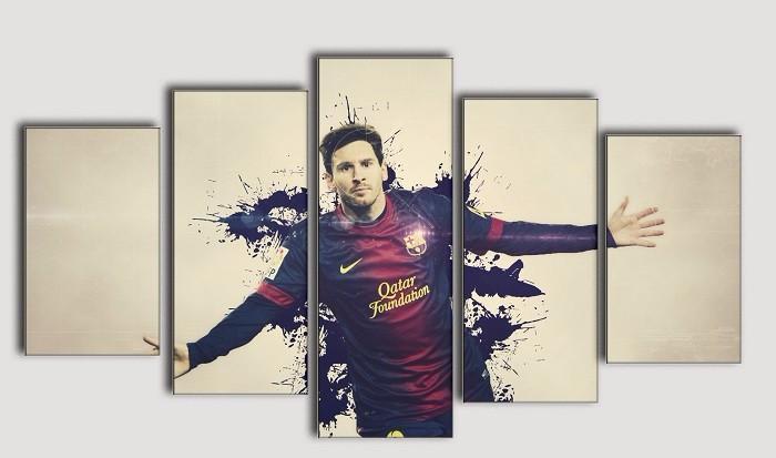 Messi Of Barcelona – Famous Person Canvas Wall Art