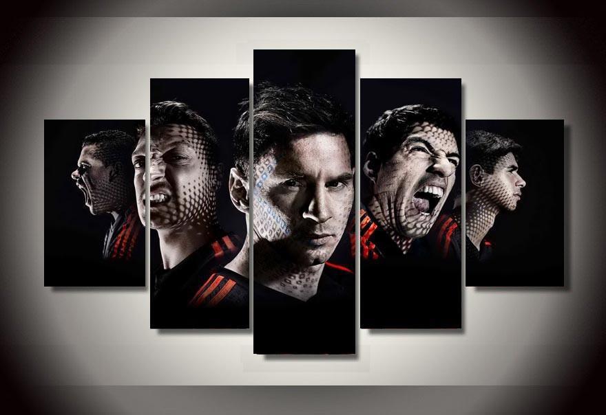 Messi The Football Champion – Famous Person Canvas Wall Art