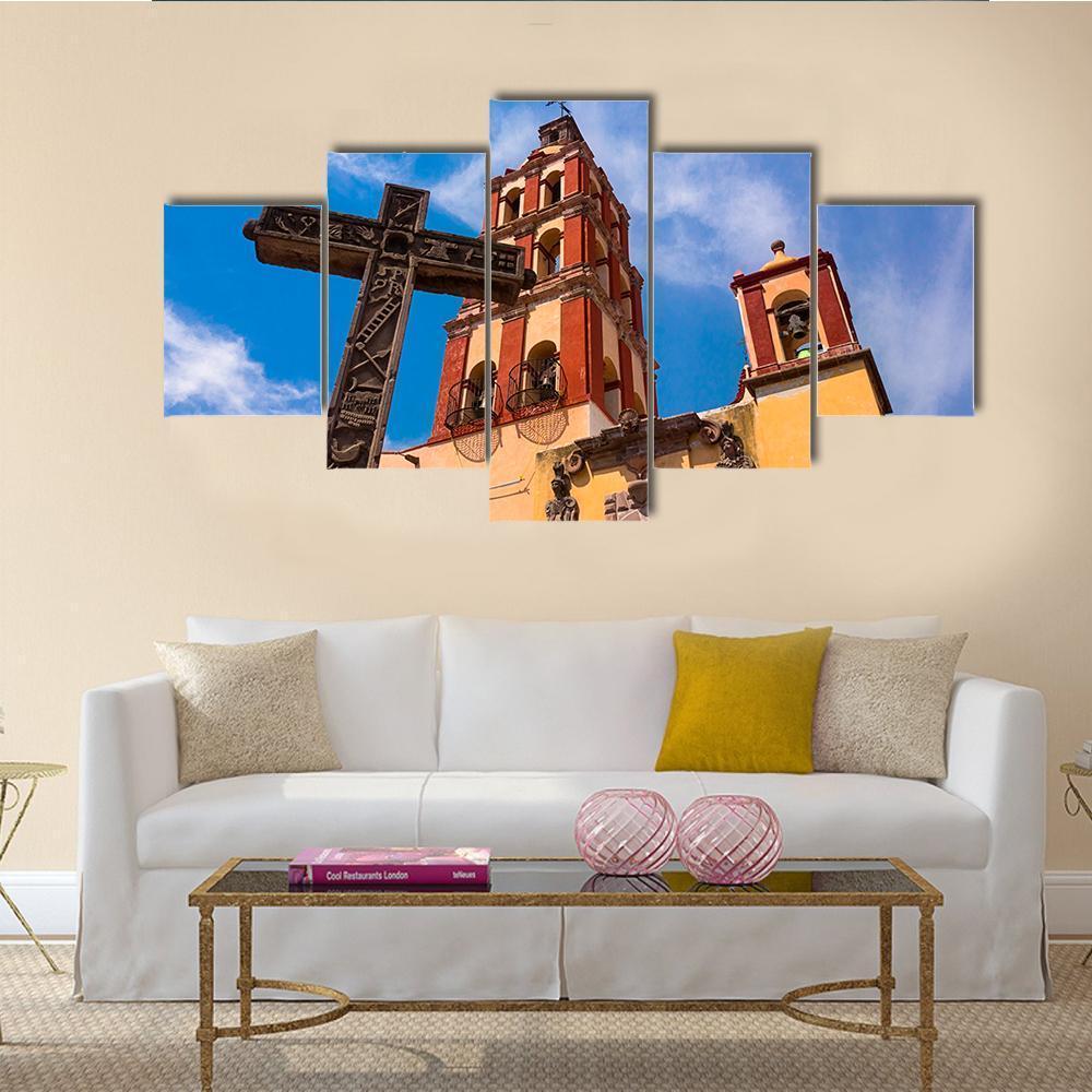 Mexican Colonial Traditional Church – Nature Canvas Wall Art