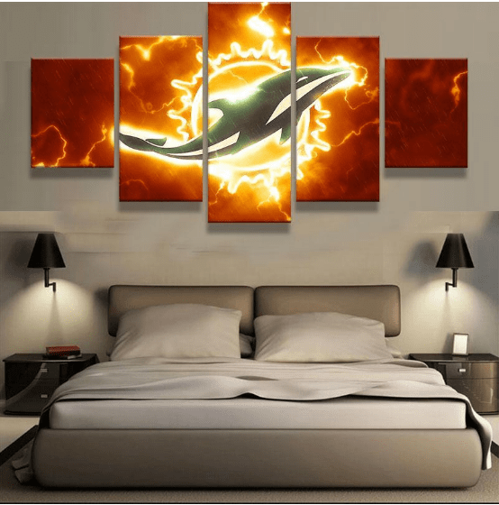 Miami Dolphin Football Sport – Canvas Wall Art