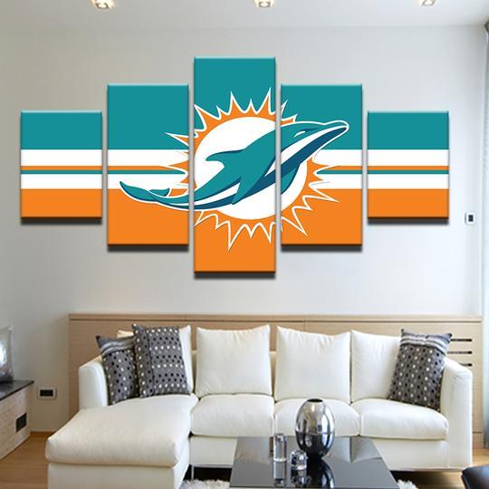 Miami Dolphins 28- Sport Canvas Wall Art
