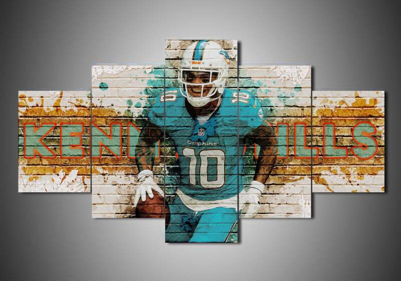 Miami Dolphins – Kenny Stills – Sport Canvas Wall Art