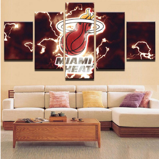 Miami Heat Basketball – Sport Canvas Wall Art