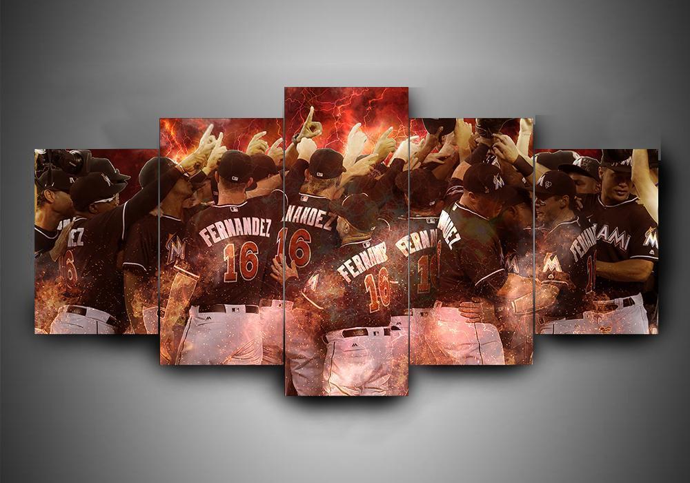 Miami Marlins – Sport Canvas Wall Art