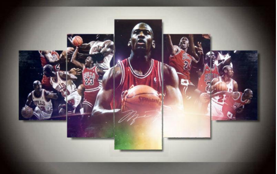 Michael Jordan Basketball – Sport Canvas Wall Art